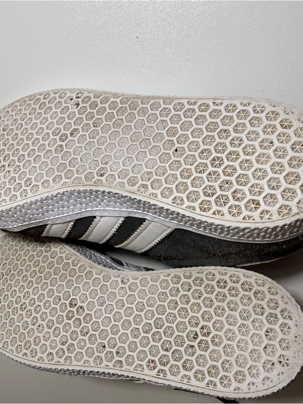 adidas Gazelle Gray Suede Sneakers with White Stripes Kids